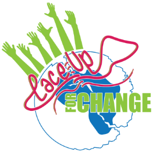 Lace up for Change Logo